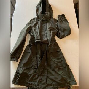 Woman’s Olive Green Hooded Jacket
